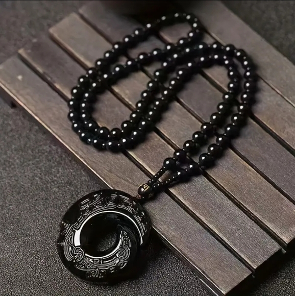 Beads Men's Necklace - Picture 1 of 2